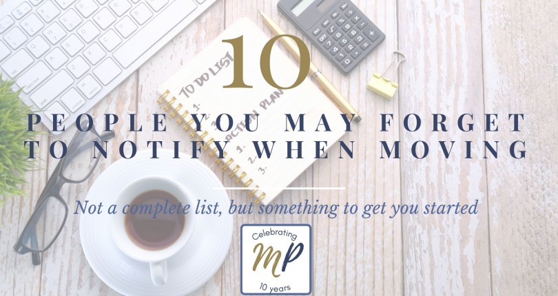 10 people you may forget to notify when moving
